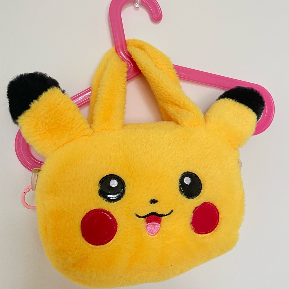 Yellow Pikachu Plush Bag